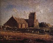 Jean Francois Millet Church oil painting on canvas